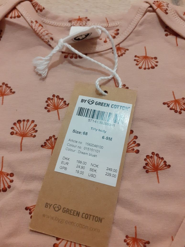 Body r.68/74 Musli by Green cotton