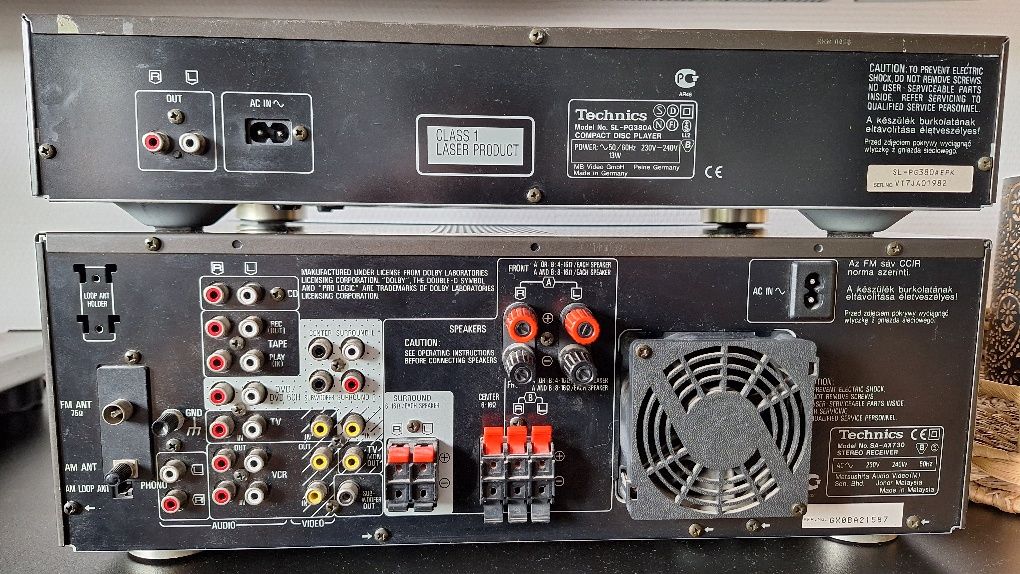 Technics cd i amplituner