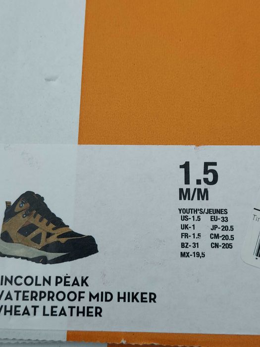 Botas Timberland 33 de criança