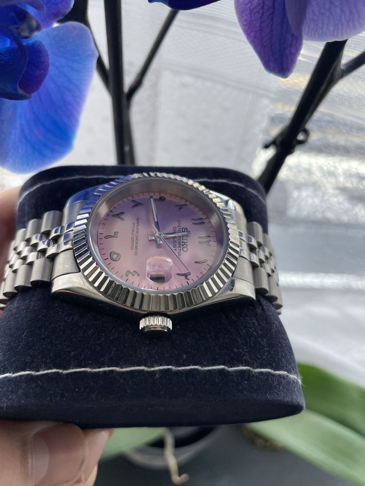Damski Zegarek Seiko Oyster Perpetual 4R35B Pink Edition/Automat!
