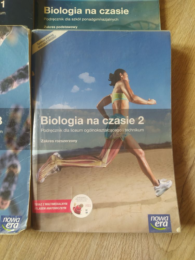 Zestaw  podręczników do biologii Biologia na czasie poziom rozszerzony