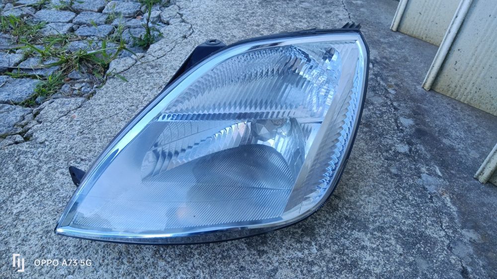 Farol Ford fiesta 5 ótica 2005 óptica esquerda