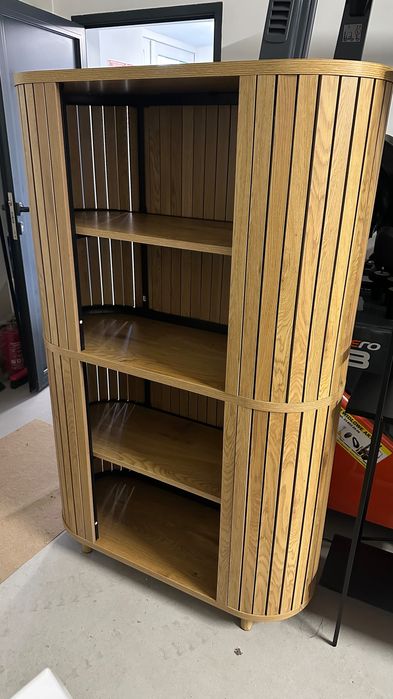 Regał drewno lamele nowy