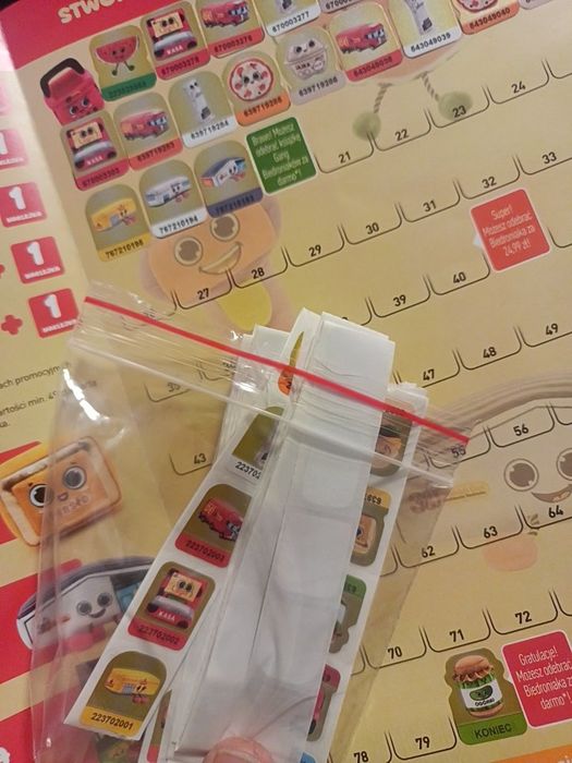 Naklejki biedronki Gang biedroniaków 1 szt za 50 groszy