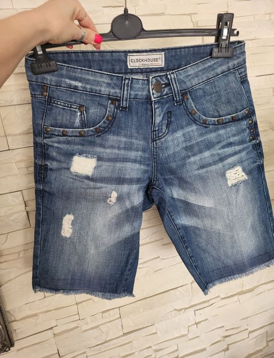 Spodenki jeansowe damskie C&A