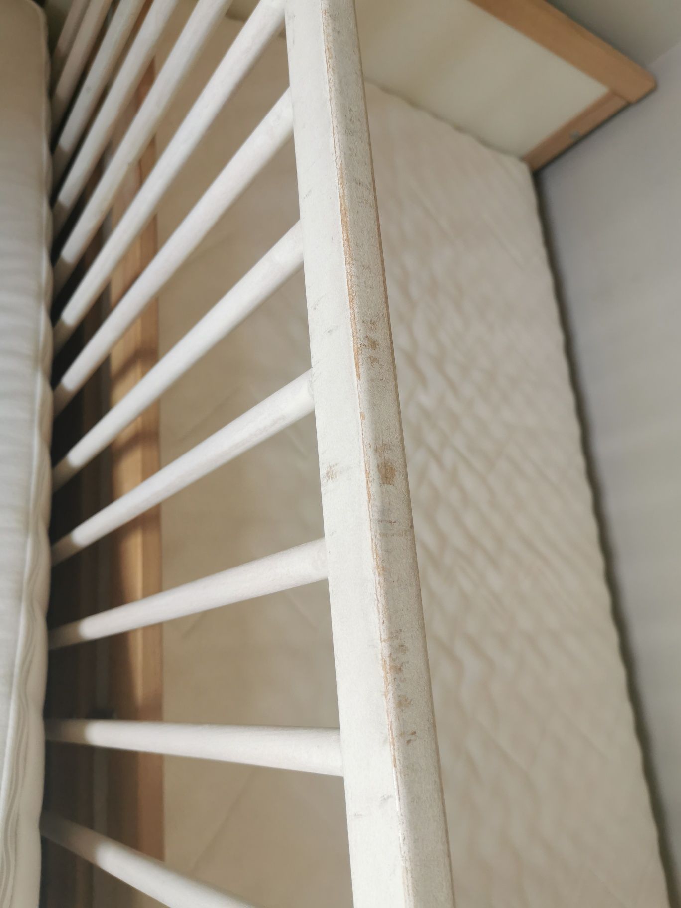 Ikea Sniglar łóżeczko niemowlęce z tekstyliami