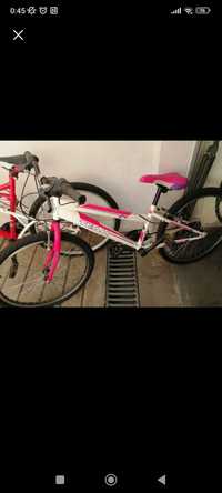 Bicicleta mulher/criança grande cor de rosa