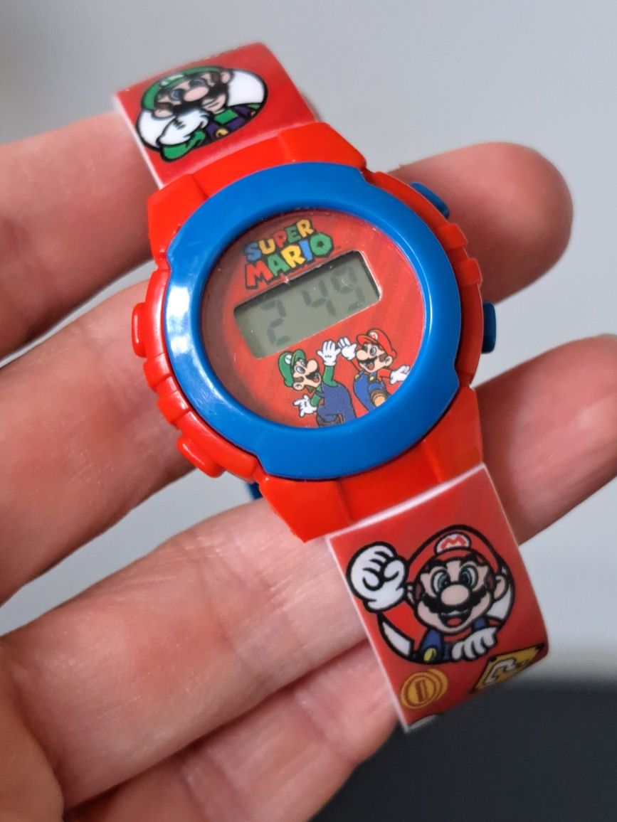 Zegarek dziecięcy elektroniczny Mario Bros  Nintendo,Nintendo,kolekcje
