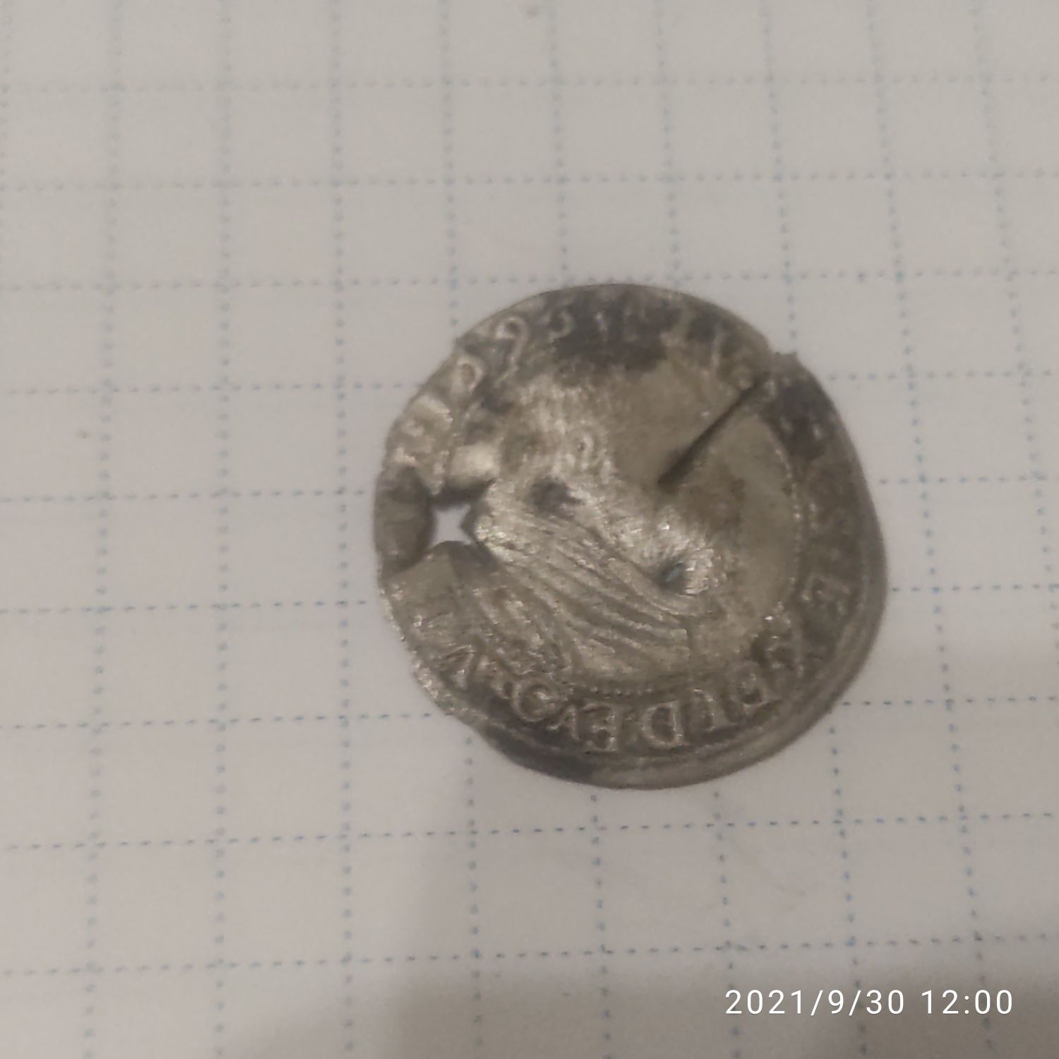 Грош 1586 год. Георг Фридрих