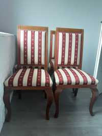 4 krzesła tapicerowane antyk