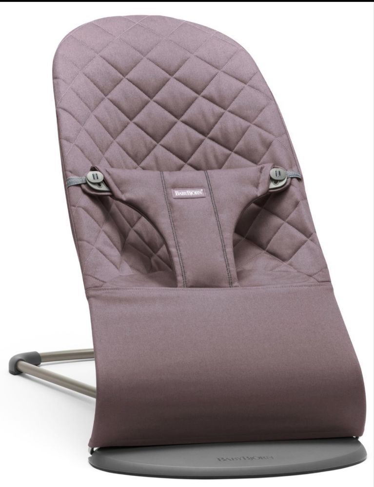 BabyBjorn Leżaczek BLISS COTTON – Ciemnopurpurowy
