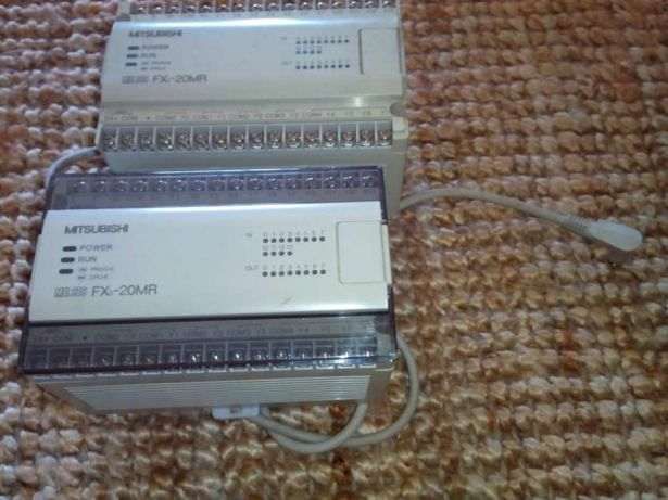 2 Automatos mitsubishi fx0-20mr plc com cabo de comunicação