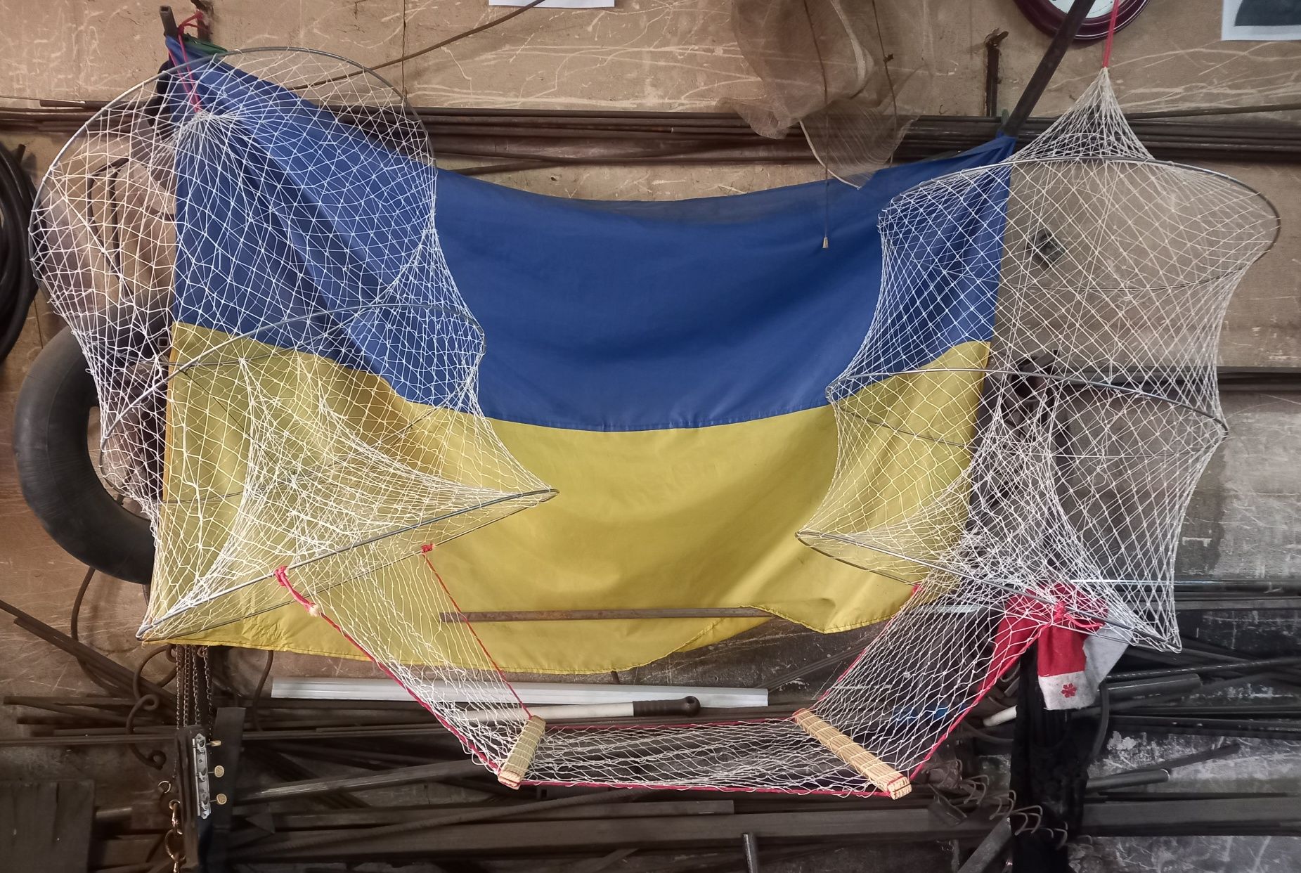 Раколовка, бочка,  плотная капроновая нитка