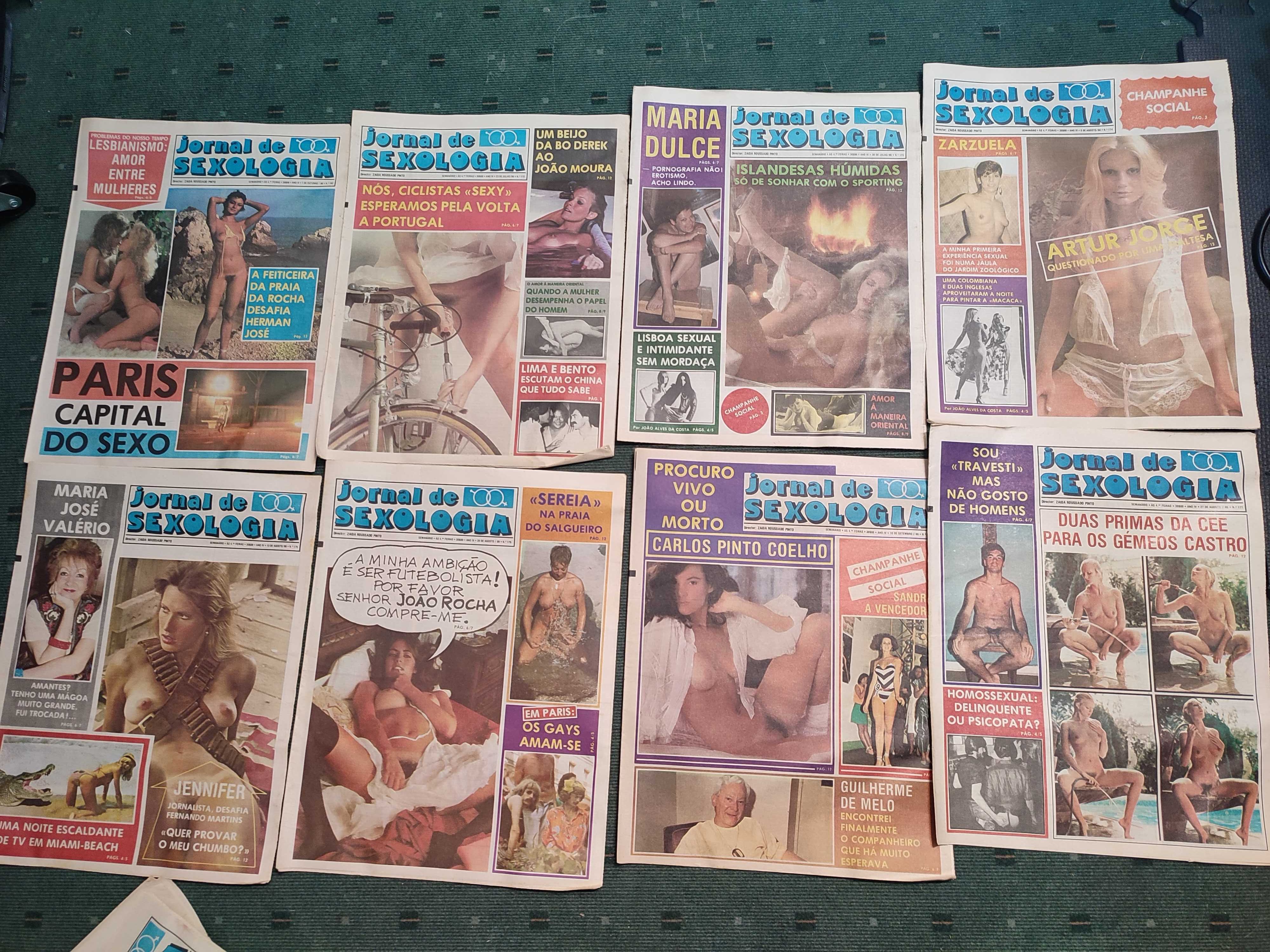 Lote 40 Jornais Jornal da Sexologia - Anos 80