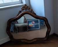 Espelho vintage em talha dourada