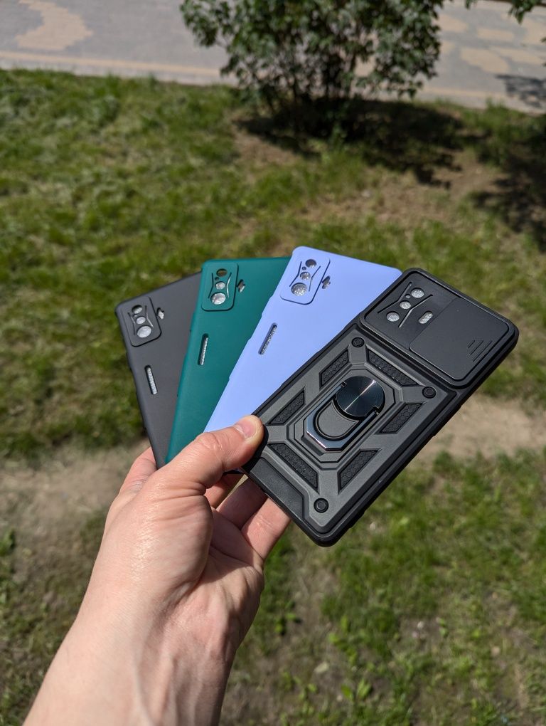 Противоударный чехол Poco F4 GT soft touch Чохол с кольцом