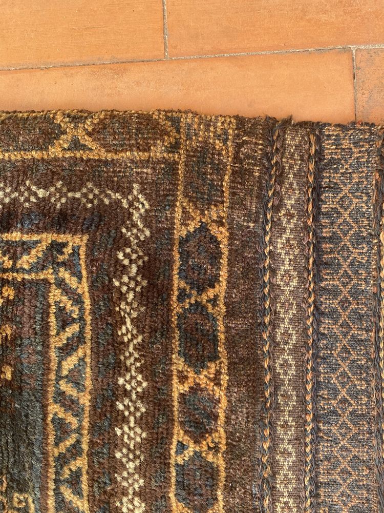 1,00 x 0,60 tapete oriental antigo