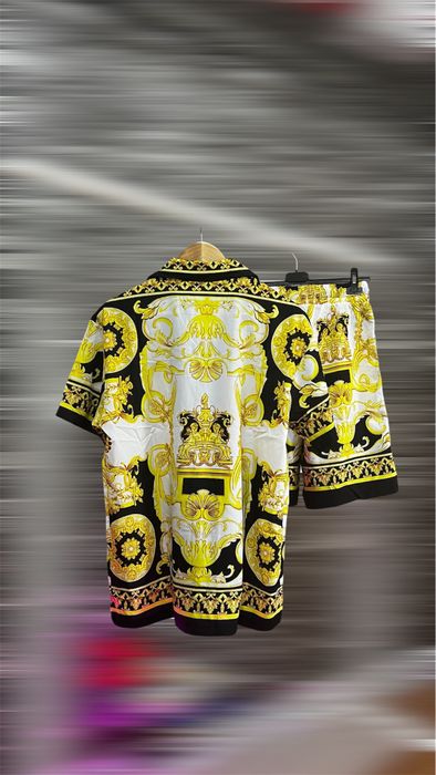 Conjunto de camisa e calção Versace S, M e XXL