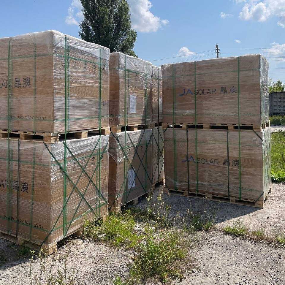 Панелі JA Solar TongWei 420/445/565/575/585/595w Longi TW  сонячні