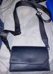 Bolsa Pull&Bear em couro preto muito bom