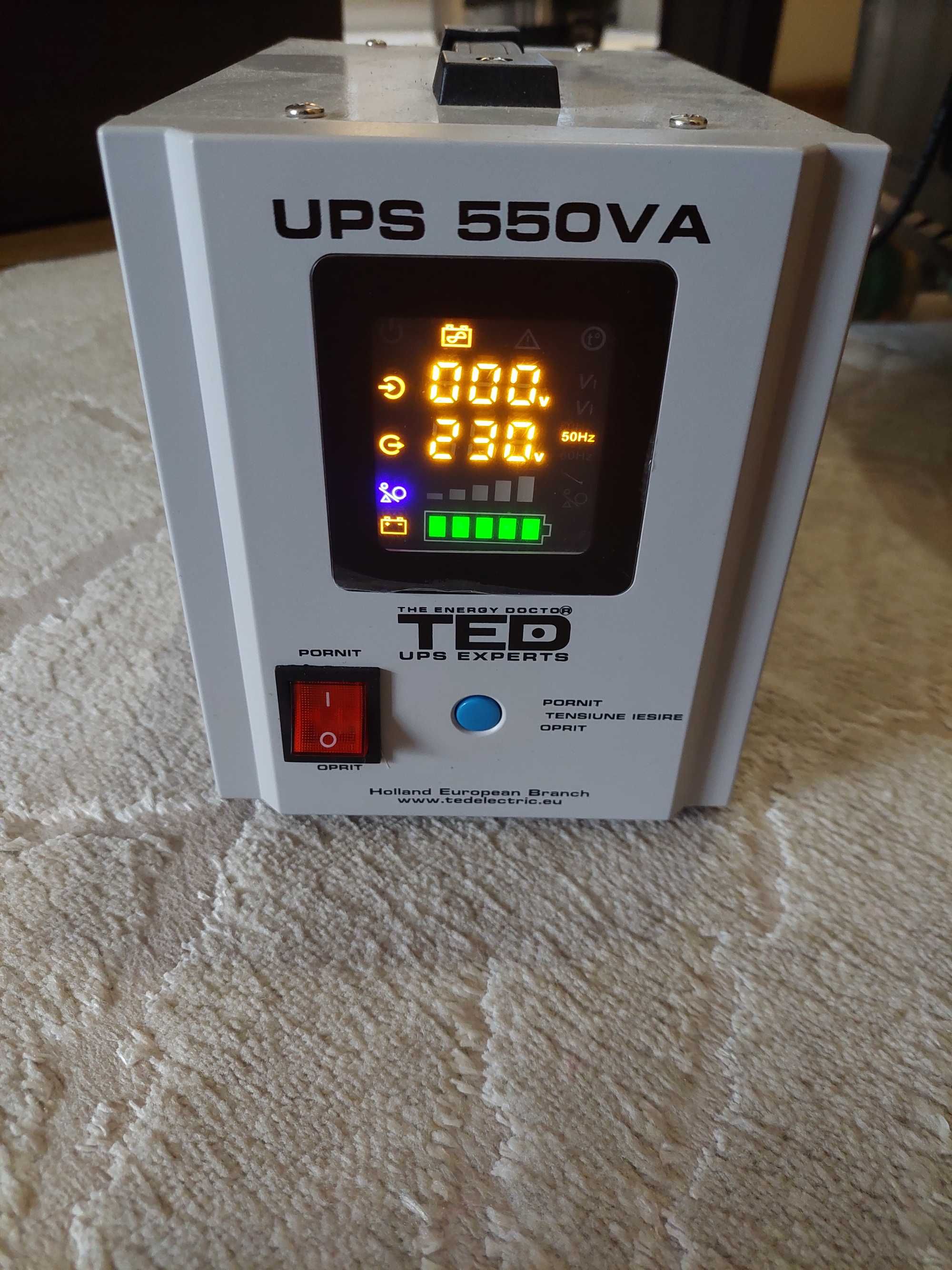 Джерело безперебійного живлення TED 550 VA