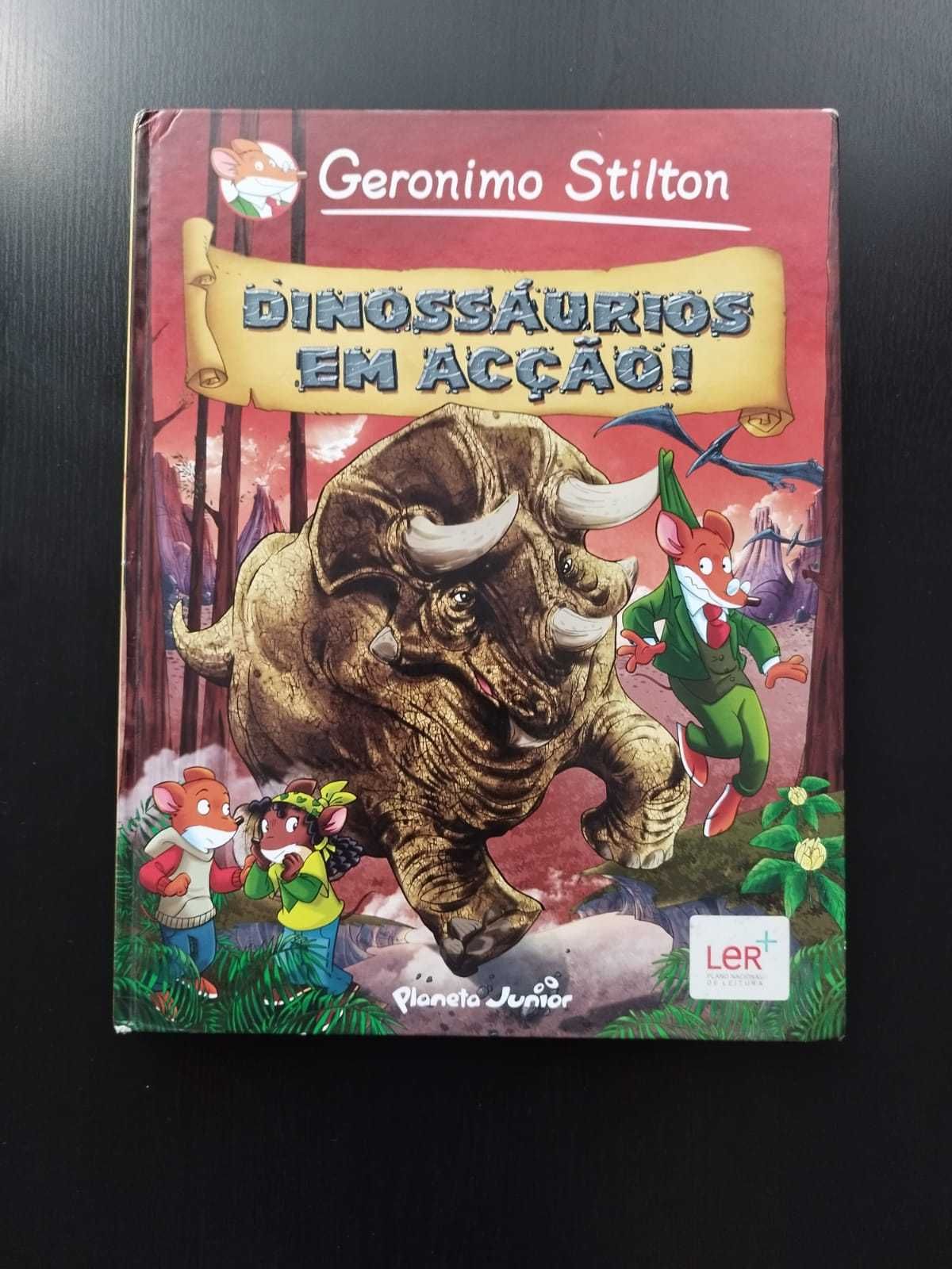Banda desenhada Geronimo Stilton-Dinossauros em ação