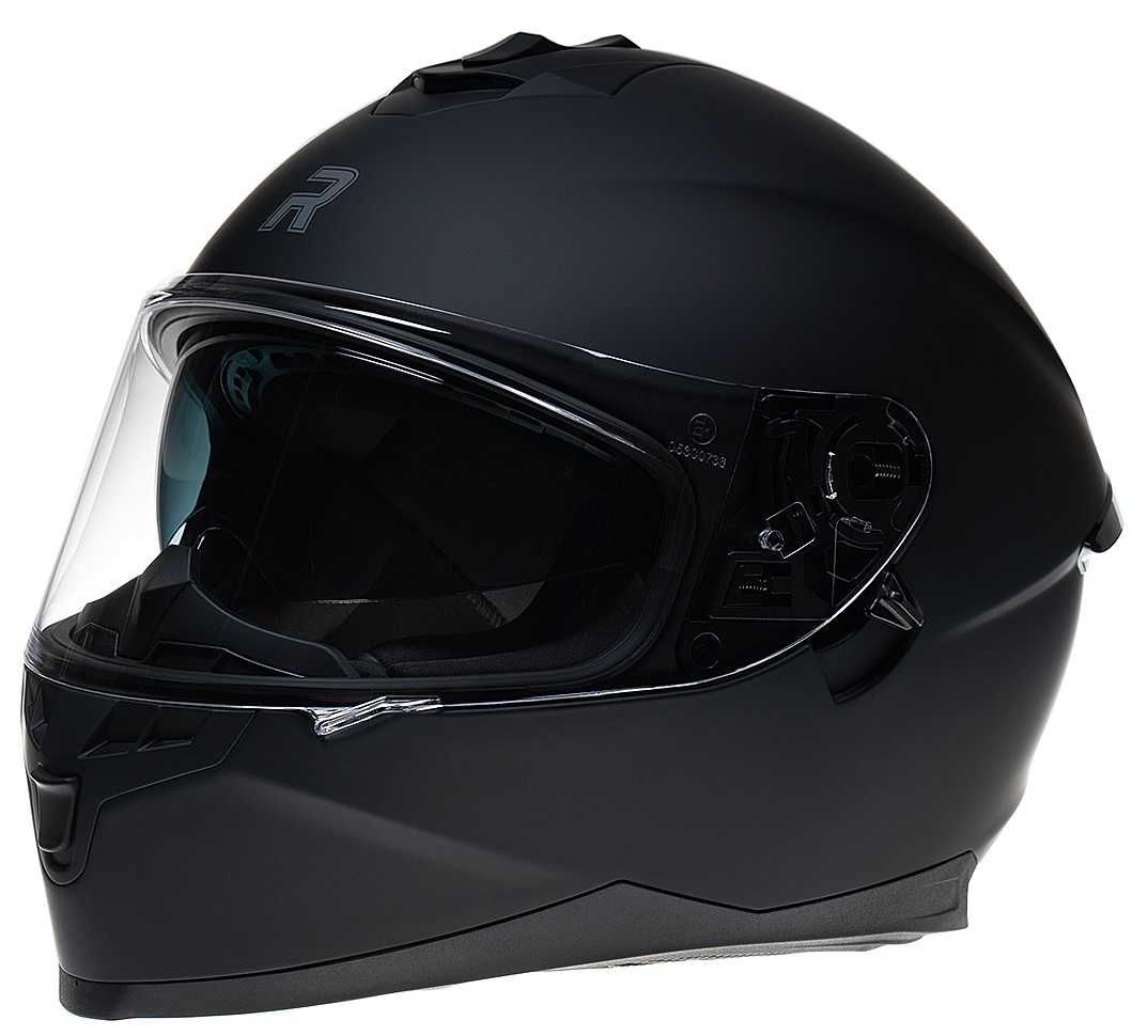 RHINO RACER 2 BLACK MATT kask motocyklowy integralny blenda