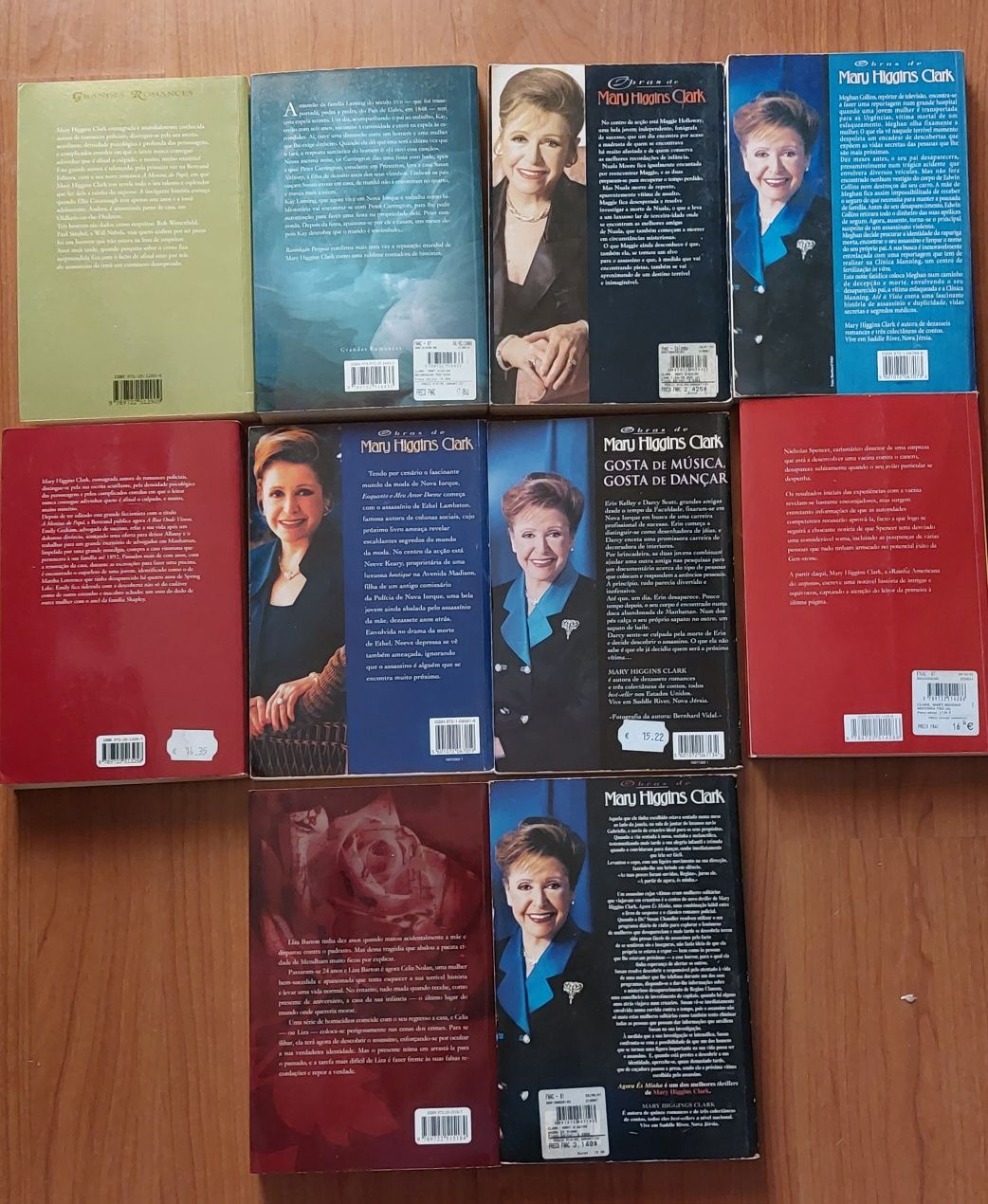 Colecção de livros Mary Higgins Clark