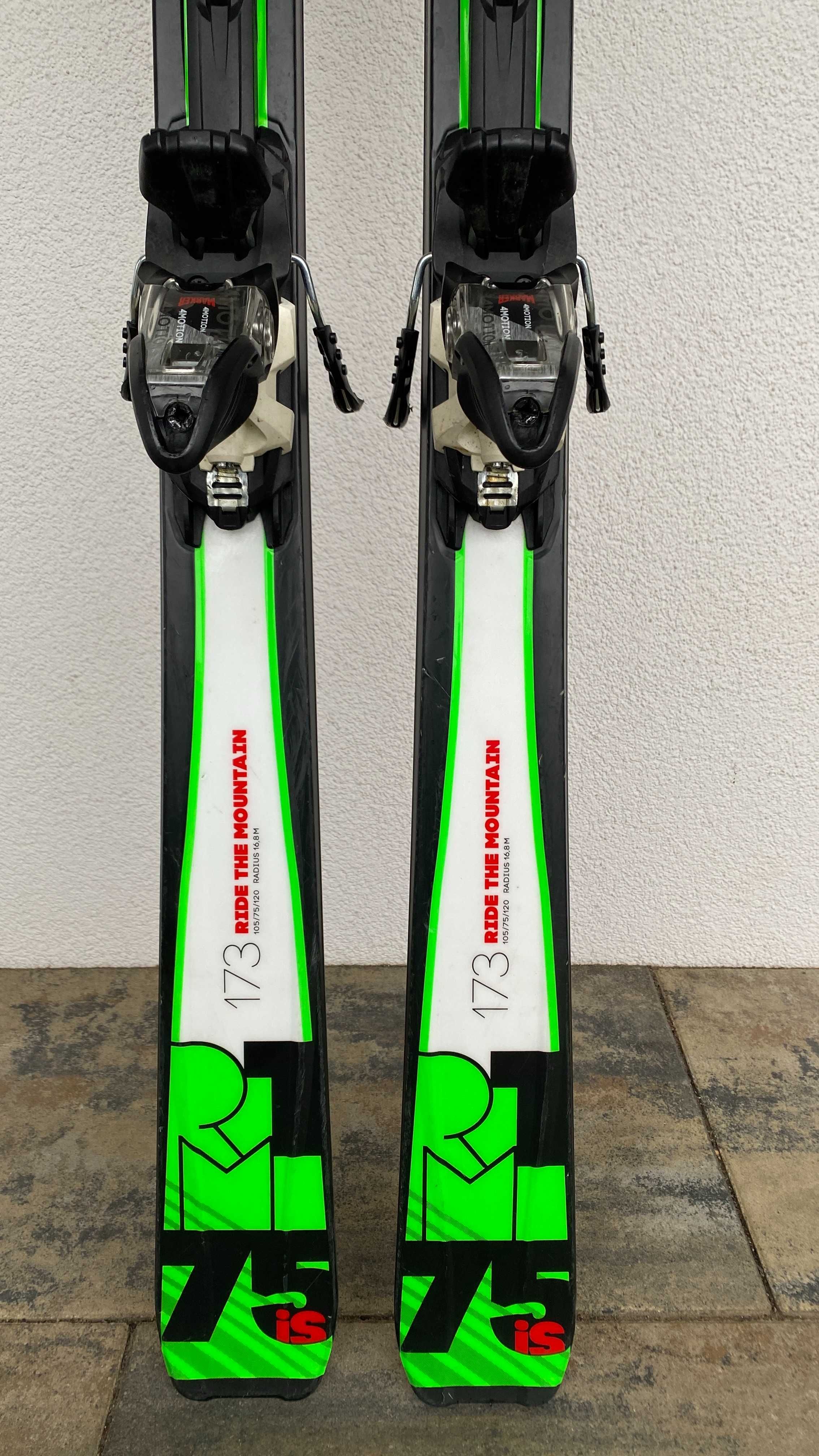 Volkl RTM 75is dł 173 CM wiązania Marker 4 MOTION 10