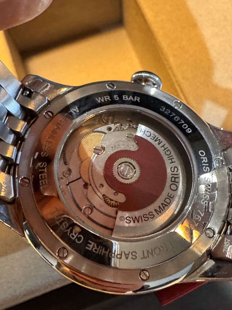 Oris Artelier Date pelny zestaw z dokumentacją