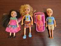 Mattel - Zestaw 3 lalek Barbie Familly  + gratis