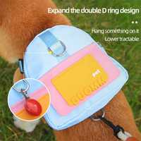 Wodoodporny plecak dla psów torba z szelkami