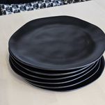 Komplet nowoczesnych talerzy 6 szt. Talerz Karre Organic - 20 cm