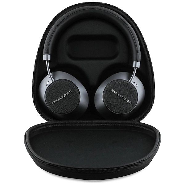 Słuchawki nauszne Karl Lagerfeld Saffiano Elongated Bluetooth ANC - cz