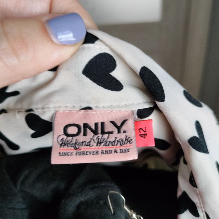 Koszula w serca, only , rozmiar 42