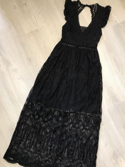 Женское расскошное платье в пол р.S + подарочек