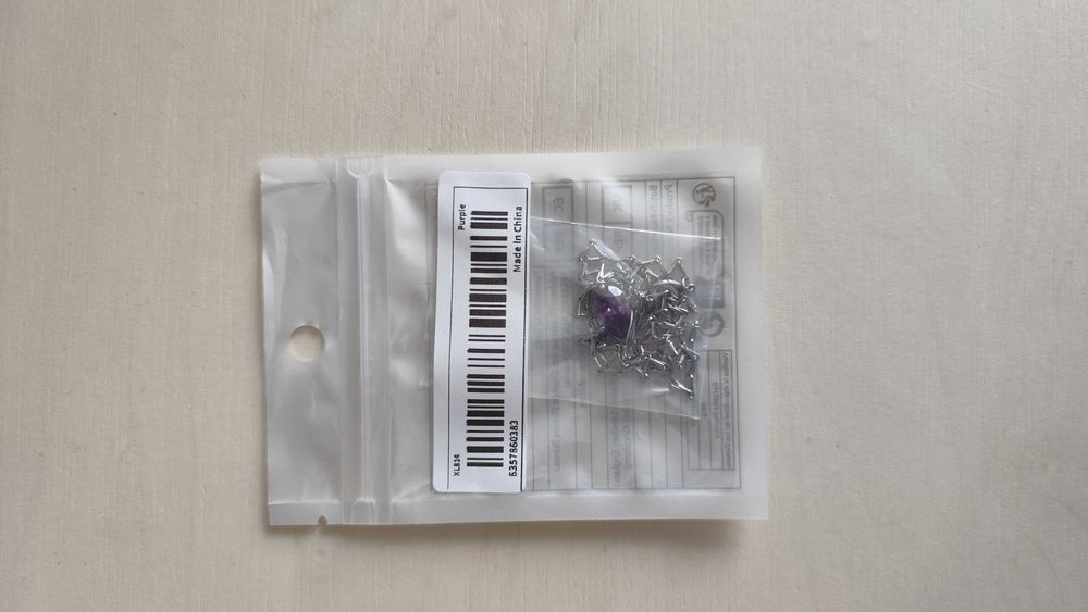 Naszyjnik fioletowa łezka