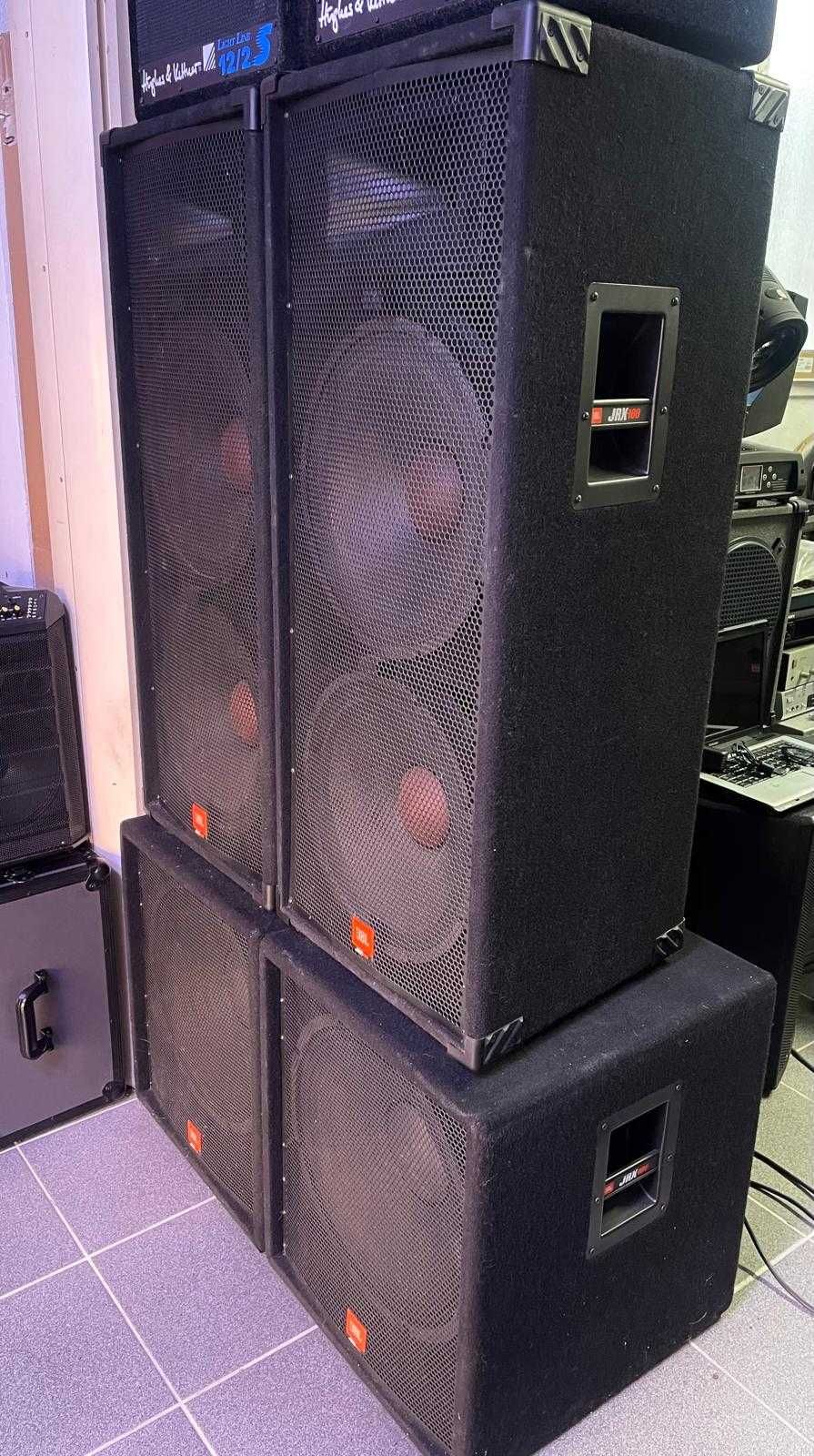 PA JBL COMPLETO - Com Rack Amplificadores