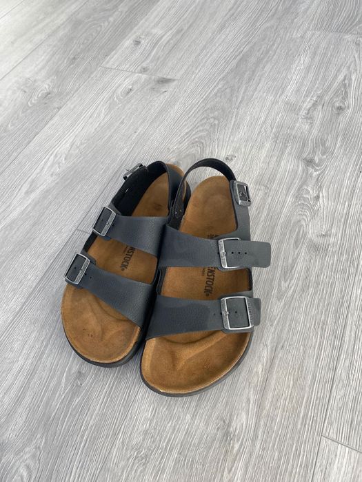 Birkenstock milano rugget black
