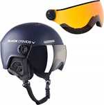 Black Crevice Unisex kask narciarski r. S/M DODATKOWY WIZJER (L413)