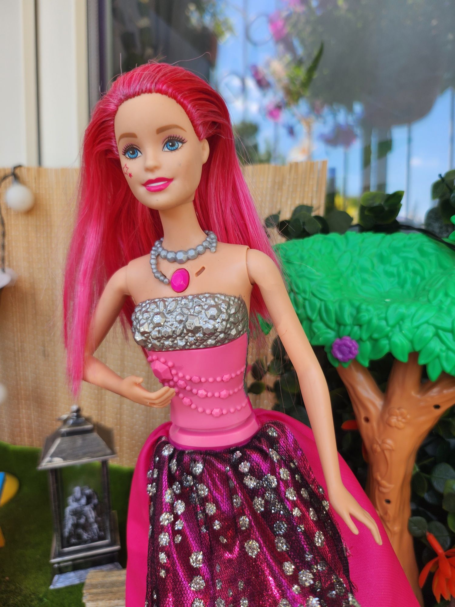 Lalka Barbie mattel tęczowe włosy lalki laleczka Barbi