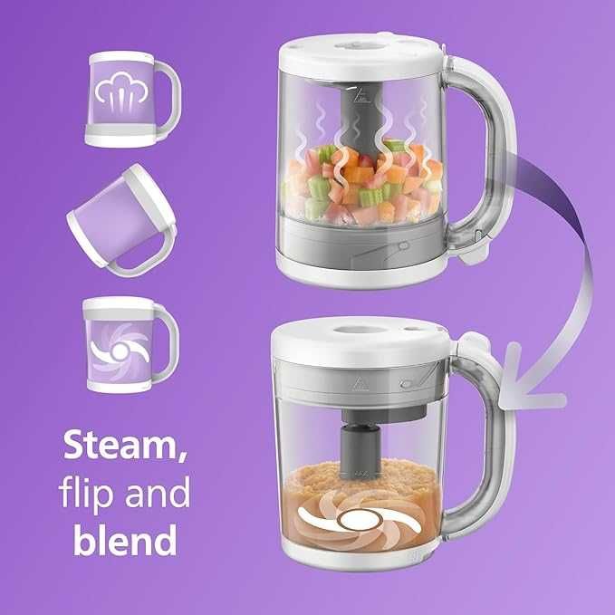 Blender Kielichowy PHILIPS SCF883/01 AVENT 400 W Biały 1l (729b)
