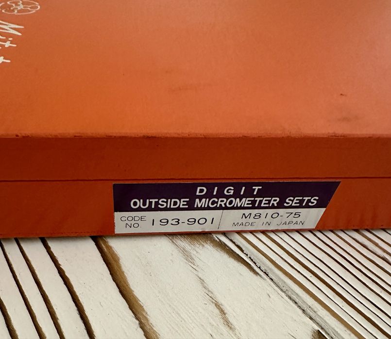 Набор микрометров 0-75мм с мех. счетчиком Mitutoyo, Япония
