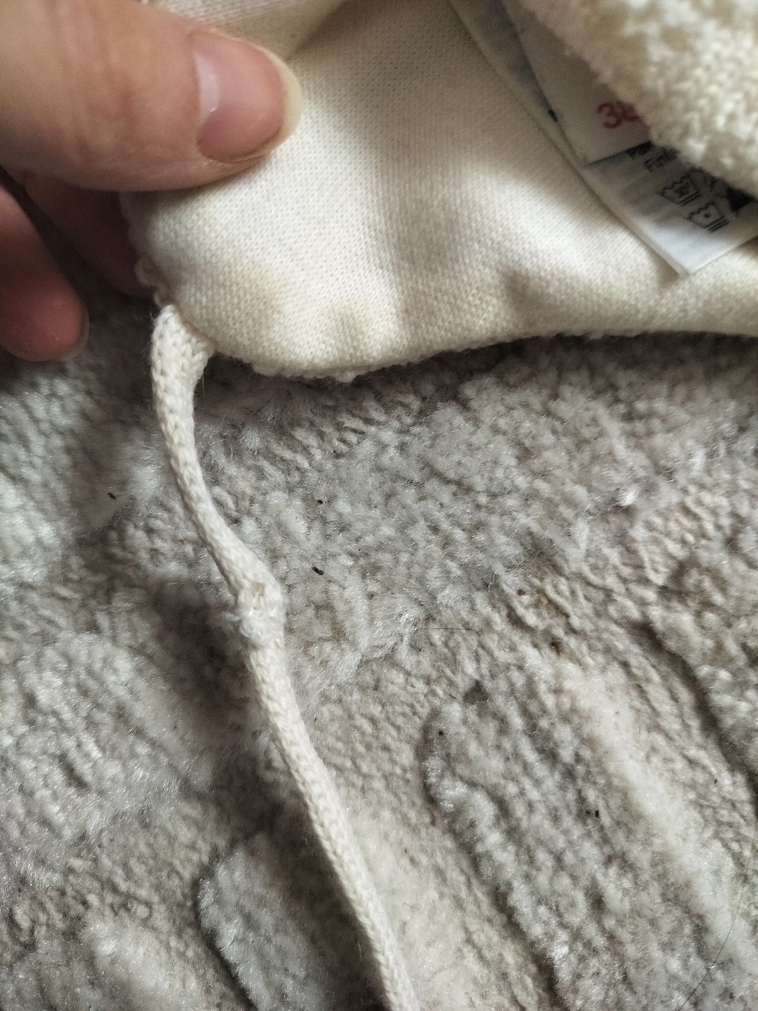 Czapka zimowa Reima pure Marino wool wełna kremowa 2-4 miesiące z metk