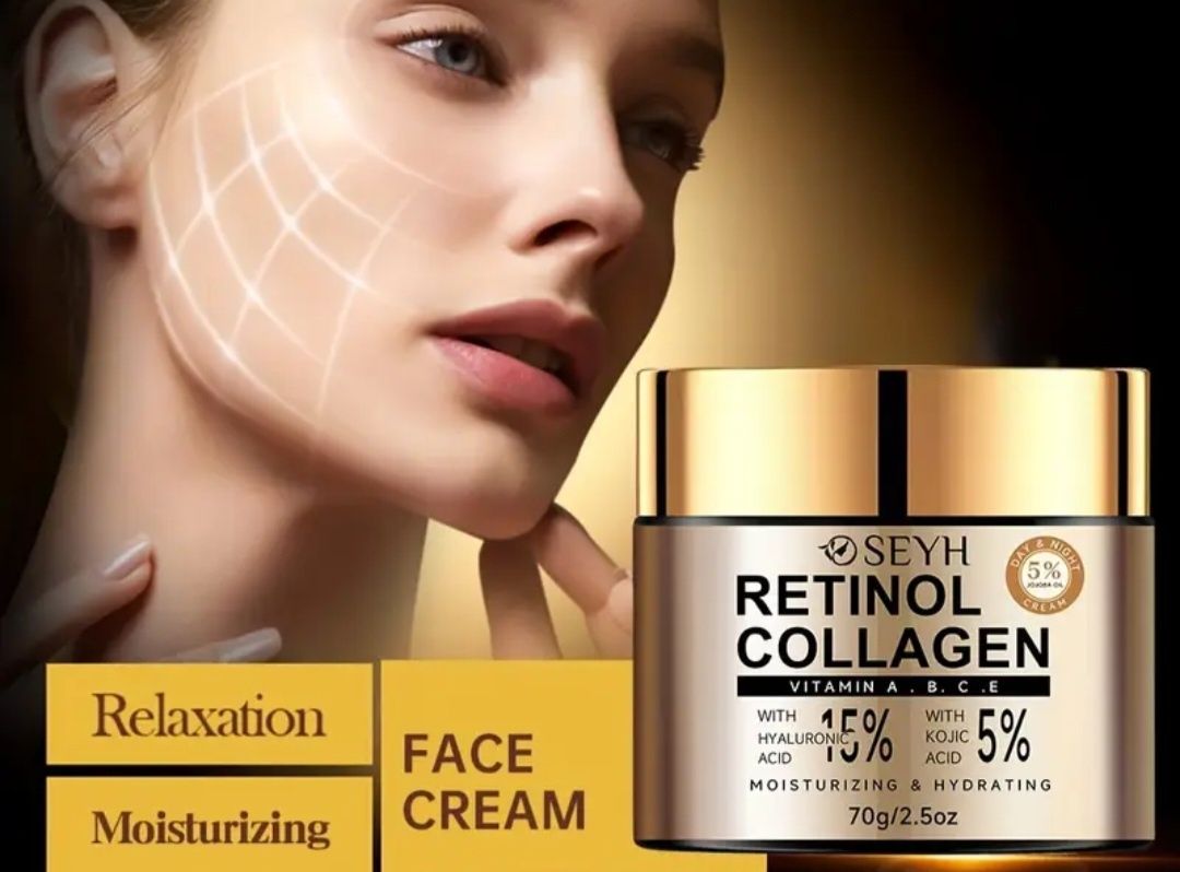Retinol - Collagen - Krem nawilżająco-odżywczy z witaminami A B C i E