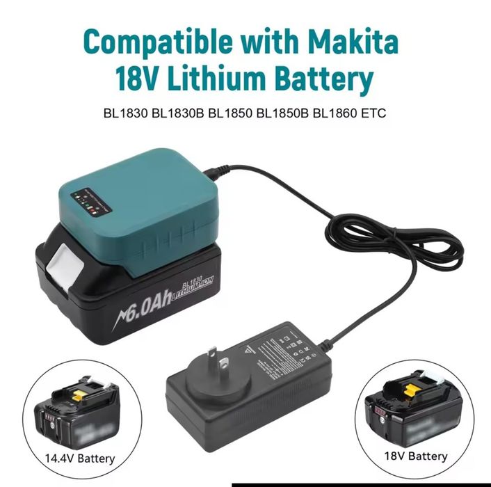 Carregador de bateria para MAKITA. Novos! 4A 18v