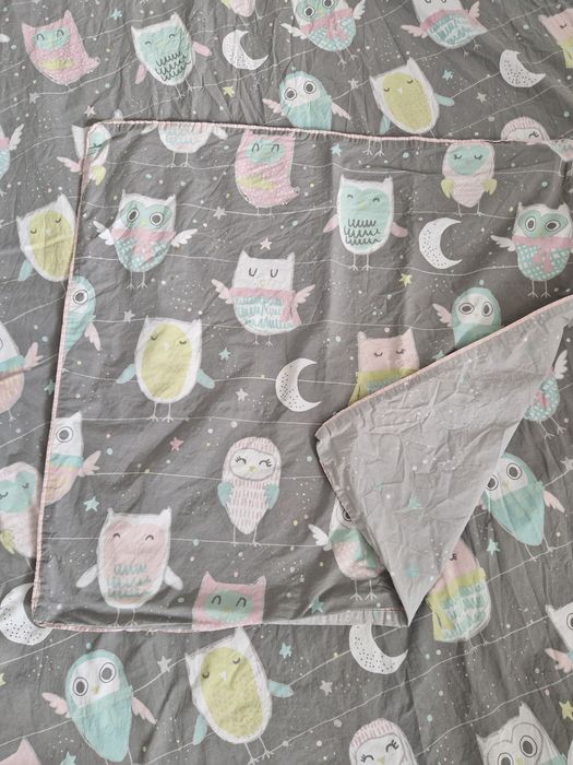 Pościel home&you r. 140x200, 70x80 bawełniana jednoosobowa sowy