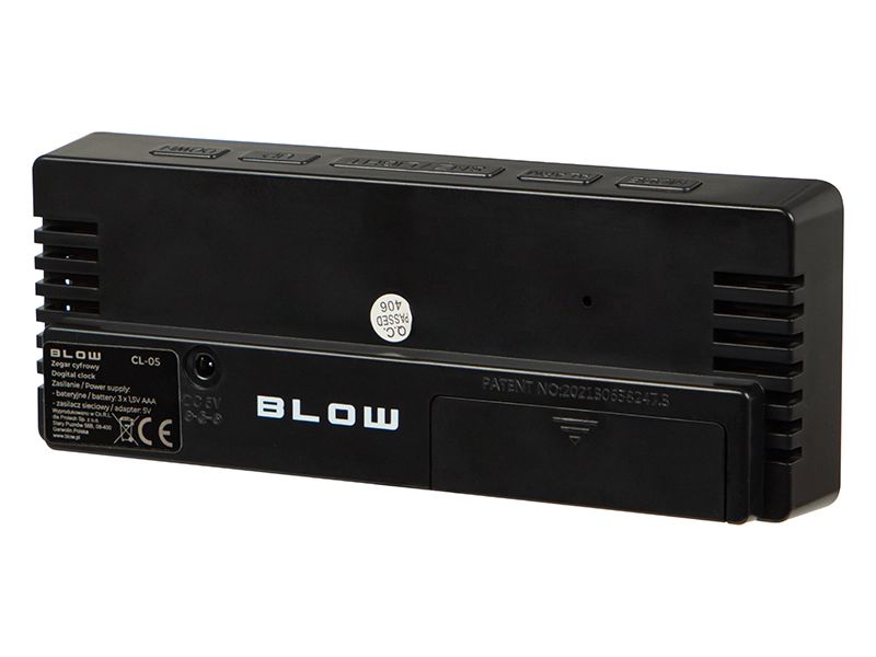 Zegar cyfrowy budzik BLOW CL-05 termometr data tryb nocny 50-350#