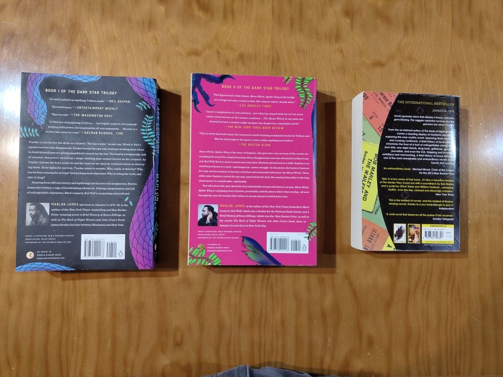 Marlon James - 3 Livros