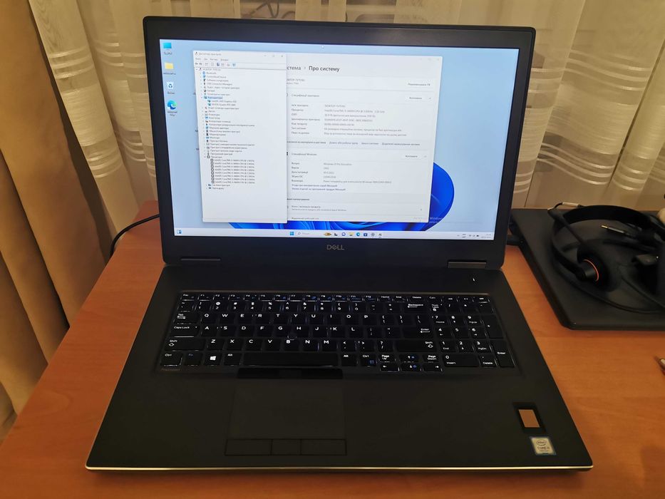 Ноутбук Dell Precision 7740 17" IPS Intel i5 Nvidia RTX 32Гб 512Гб
